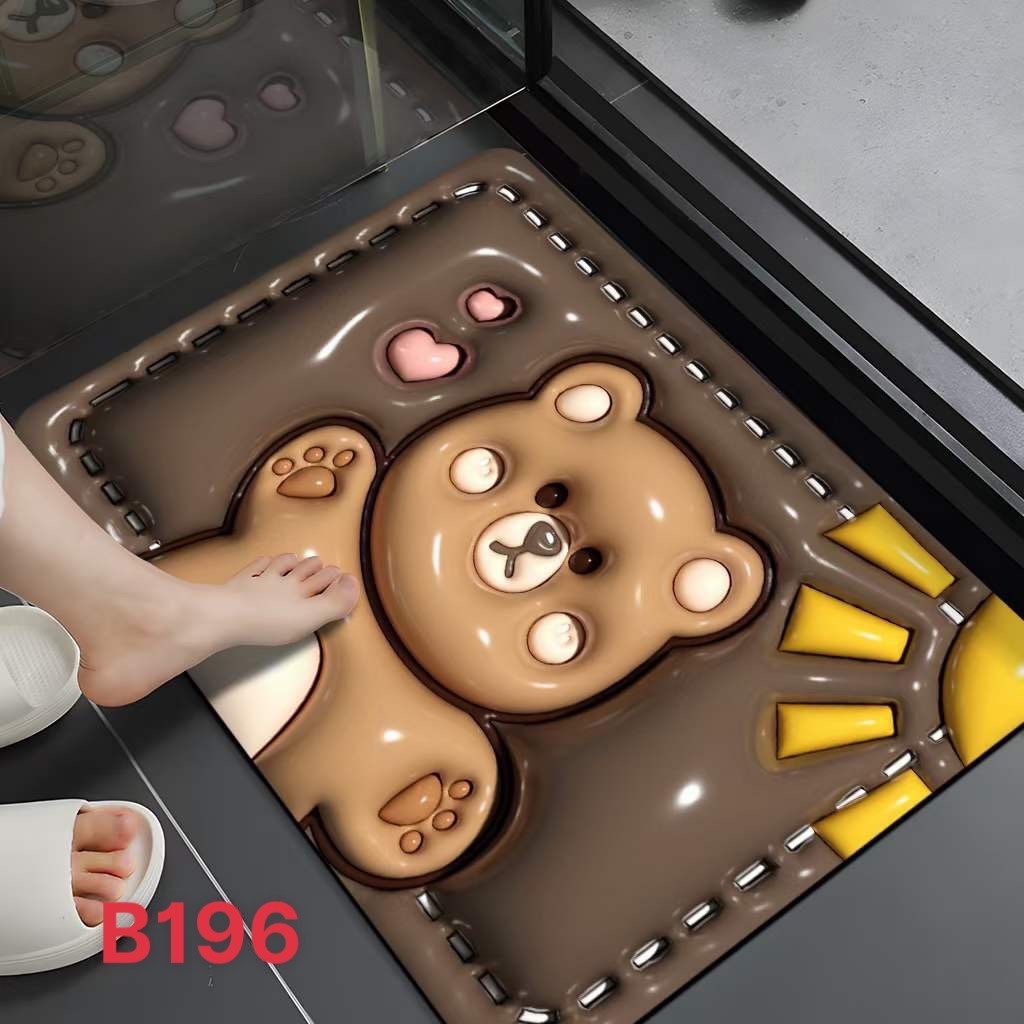 🆘SĂN SALE🆘 MUA 5 TẶNG 1_NHẬN 6 TÂM THẢM BALI CAO SU CHỐNG TRƯỢT SIÊU THẤM NƯỚC, THẢM CHÙI CHÂN, ĐỂ PHÒNG NGỦ, PHÒNG TẮM