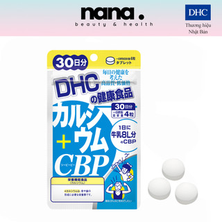 Viên uống bổ sung canxi dhc calcium + cbp 30 ngày