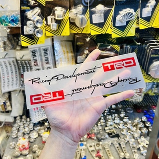 Tem logo sticker chữ ký racing loại decal in trong cao cấp chống thấm nước và chịu nhiệt tốt