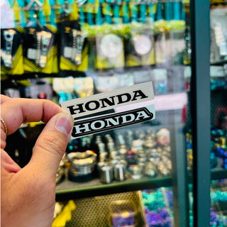 Tem Decal Sticker Logo Chữ Honda Dán Trang Trí Xe, Với Hai Phối Màu Đen, Trắng Tem Chống Thấm Nước Và Chịu Nhiệt Tốt