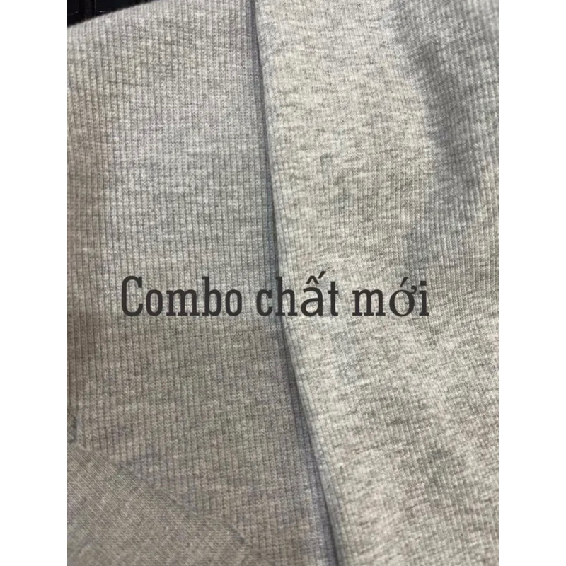 Combo 2 áo babytee gân tăm