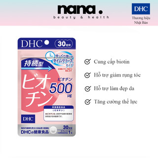 Viên Uống DHC Biotin Ngăn Rụng Tóc Sustained Release Biotin 30 Ngày