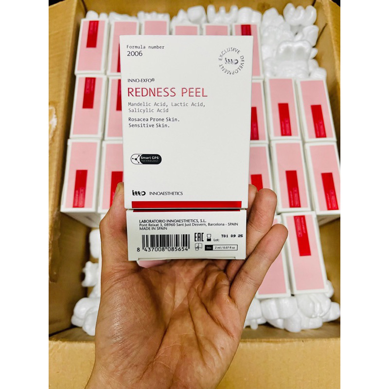 REDNESS PEEL- Hoạt Chất Thay Da Sinh Học Cho Da Nhạy Cảm-Nhiễm Corticoid-Lộ Mao Mạch