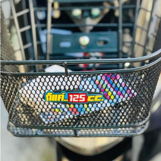 Tem logo sticker decal trang trí xe máy, dán rổ xe