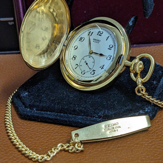 Đồng hồ quả quýt nam nữ thương hiệu Seiko Nhật Bản