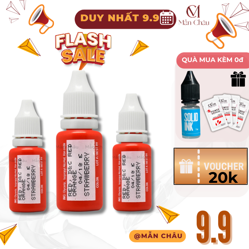 Mực Biotouch Mỹ Chai 15ML Chai Mini