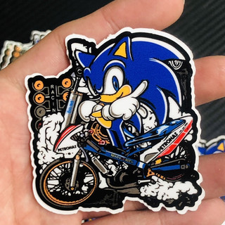 Tem Logo Sticker Nhân Vật Sonic