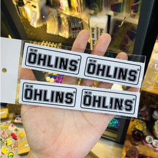 Cặp Tem Ohlins Trong Suốt Dán Phuộc, Bình Dầu