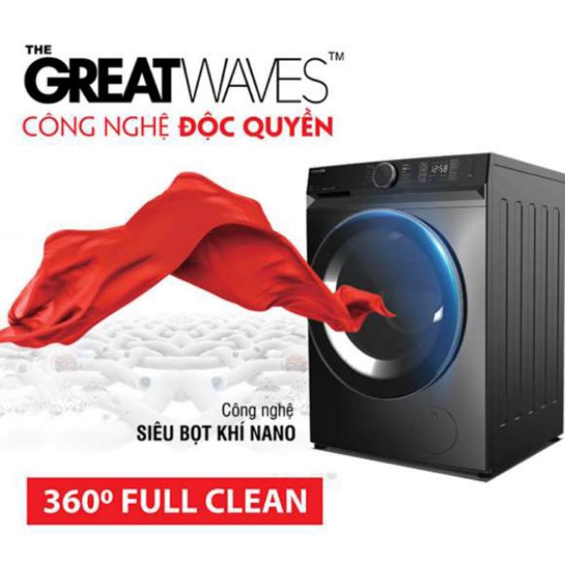 Máy giặt lồng ngang 9,5kg TOSHIBA TW-BK105G4V - Chính hãng, mới 100%, nguyên đai, nguyên kiện, nguyên Seal