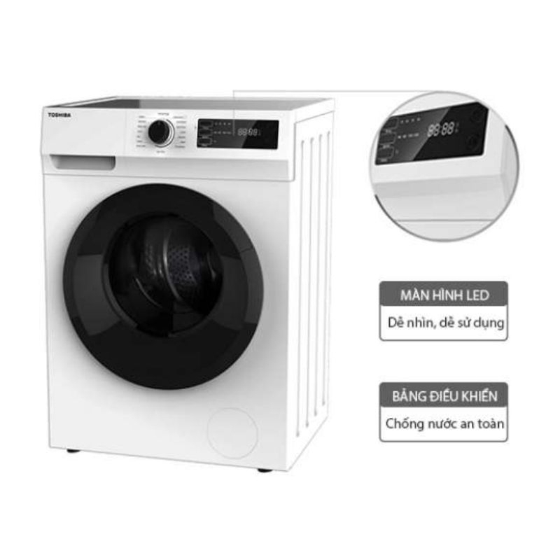 Máy giặt lồng ngang TOSHIBA 9,5kg TW-BK105S2V - Chính hãng, mới 100%, nguyên đai, nguyên kiện, nguyên Seal