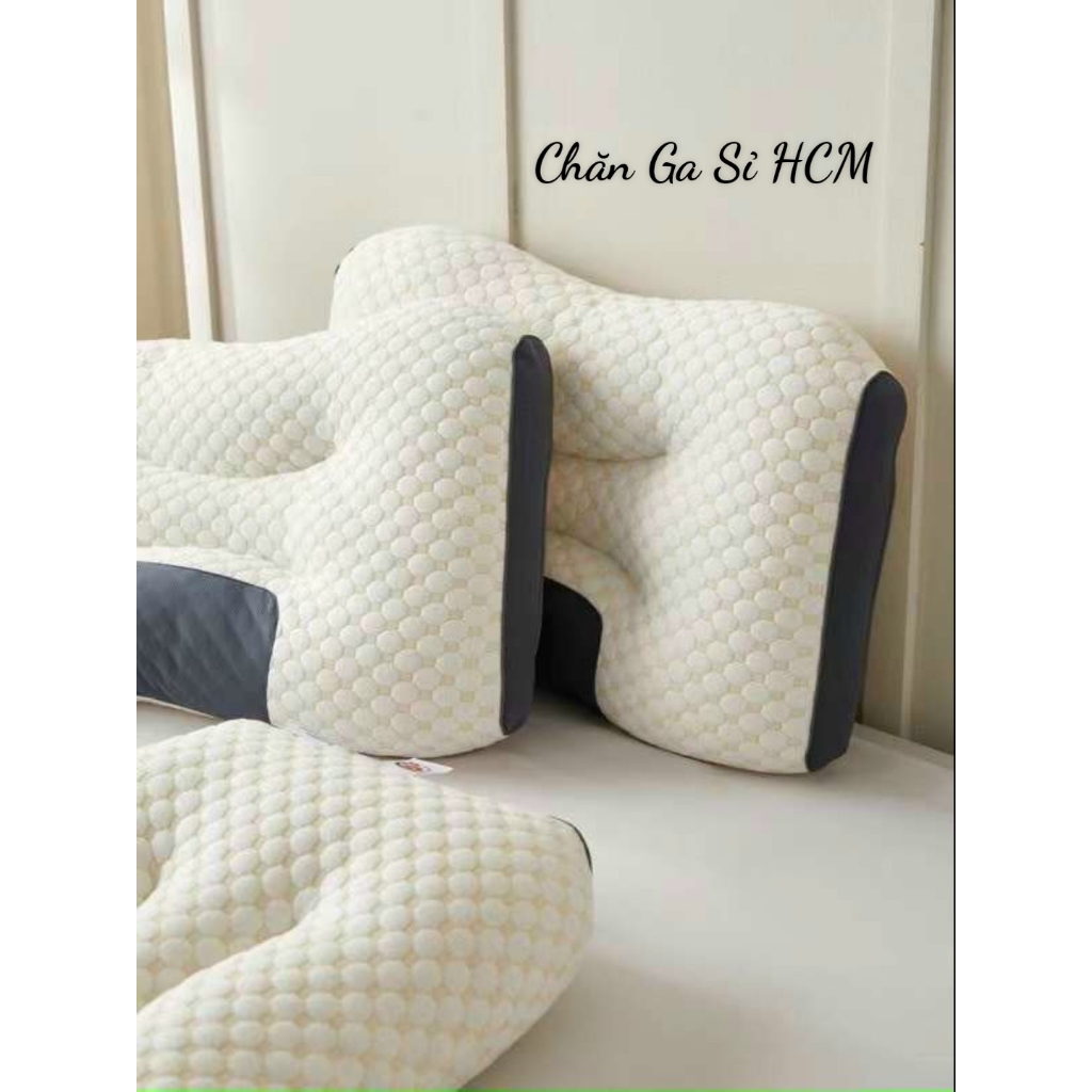 📢GIÁ HỦY DIỆT📢 Gối Spa Massage Cao Cấp,Gối Nằm Thiết Kế Mới 2023 Nâng Đỡ Cổ Vai Gáy, Chống Ngáy Tốt_Hỏa Tốc HCM