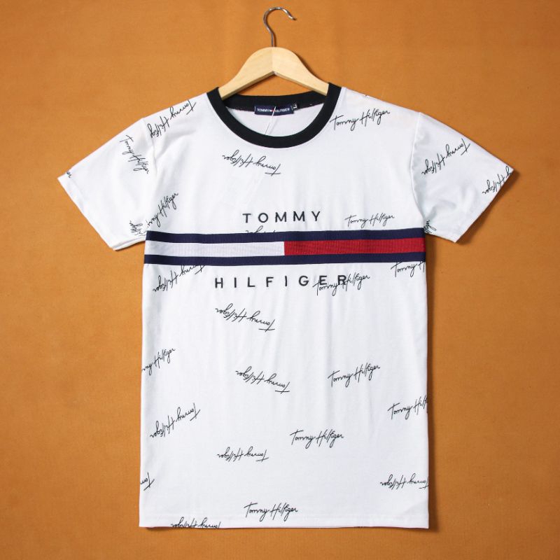 Áo thun nam nữ cổ bẻ cố tròn tommy thêu vải cotton co giãn trẻ trung nhiều mẫu BR2480