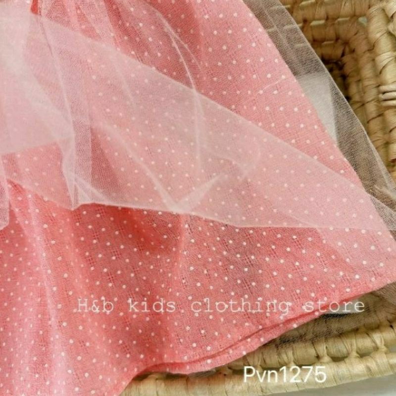 Váy bé gái size 7 - 15ky/ Đầm bé gái chất thô đũi mềm mát họa tiết tai thỏ xinh xắn