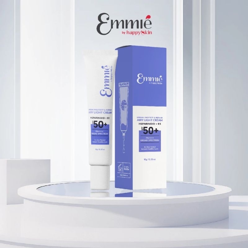 Kem chống nắng phục hồi B5 Emmié Airy Light Cream SPF 50+ PA++++ Urban Protect Emmie by Happy Skin happyskin