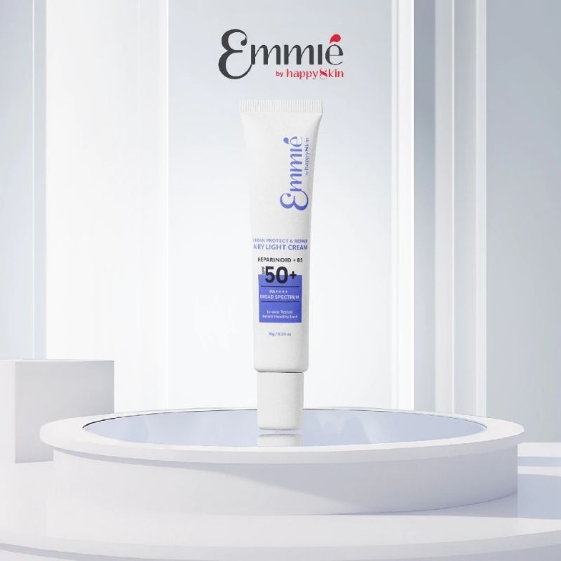 Kem chống nắng phục hồi B5 Emmié Airy Light Cream SPF 50+ PA++++ Urban Protect Emmie by Happy Skin happyskin