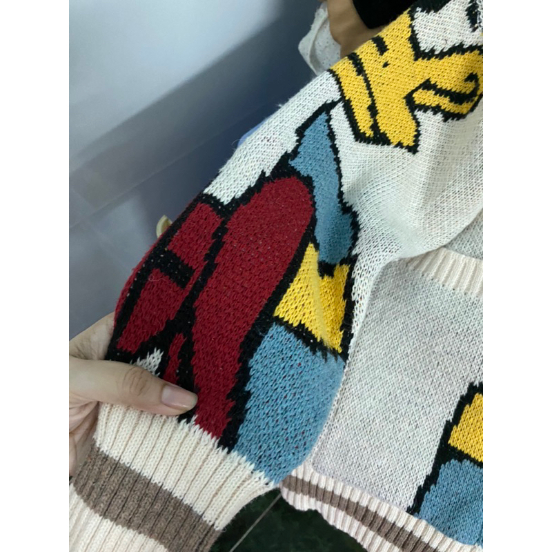 Pass áo len cardigan