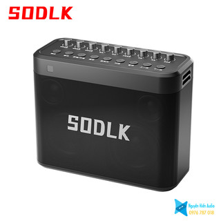 Loa karaoke SODLK S1314 di động bluetooth 5.0 siêu trầm 200W, karaoke chuyên nghiệp, công nghệ DSP