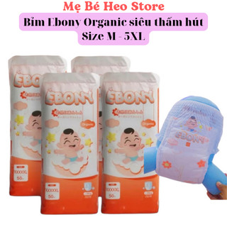 Tã quần ebony organic bịch 50 miếng size m - 5xl