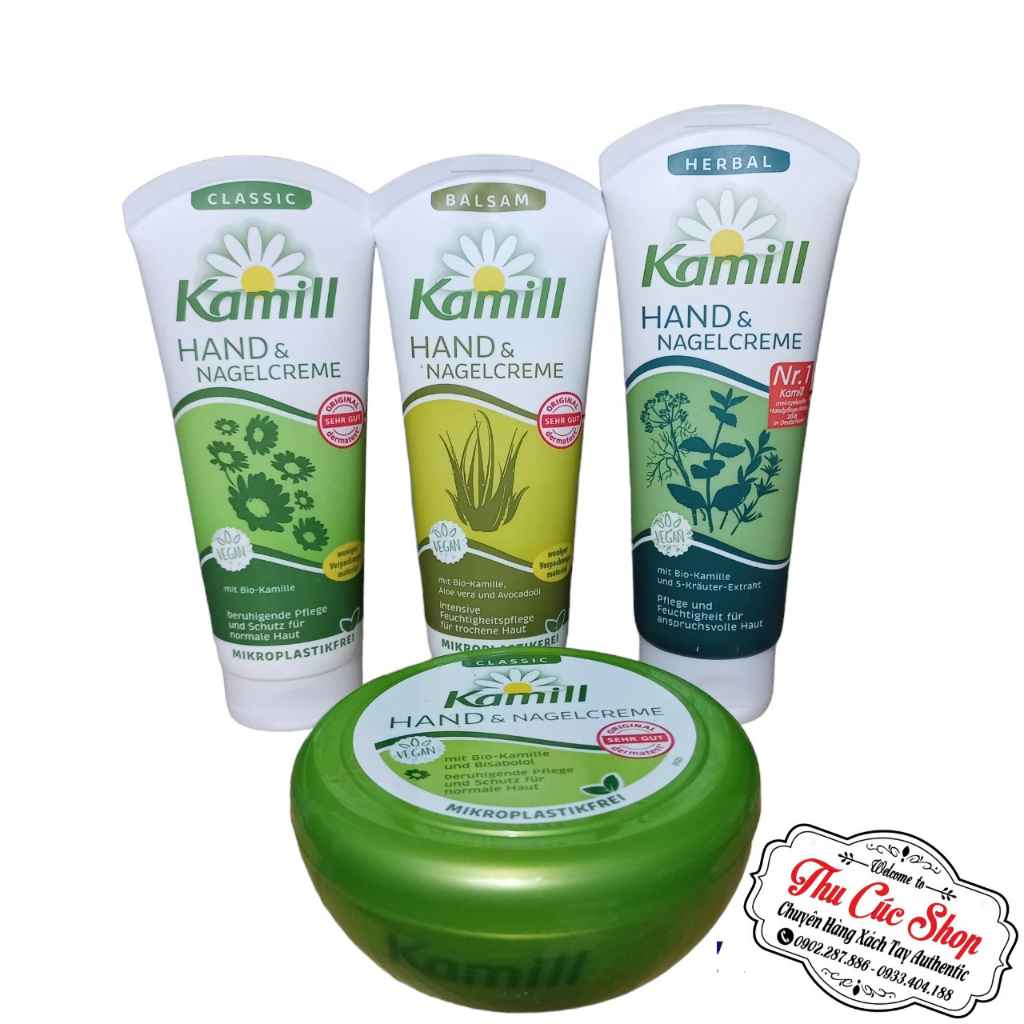 Kem dưỡng da tay và móng Kamill
