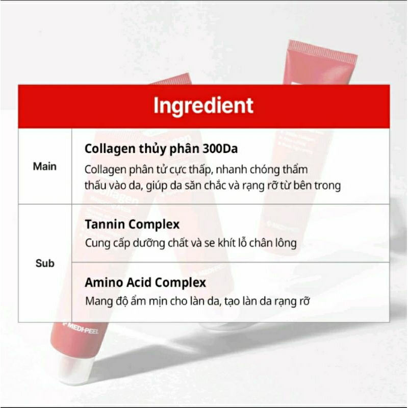 Mặt nạ MEDIPEEL Lacto Collagen dạng lột giúp da căng bóng, mịn màng