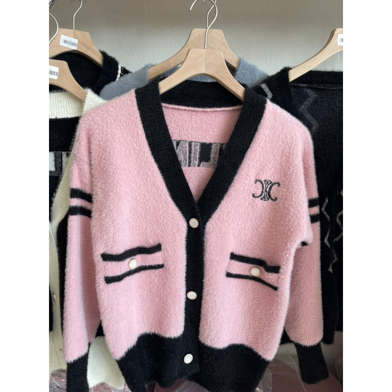 Áo khoác len, áo cardigan nữ hàng QC loại 1 dày dặn