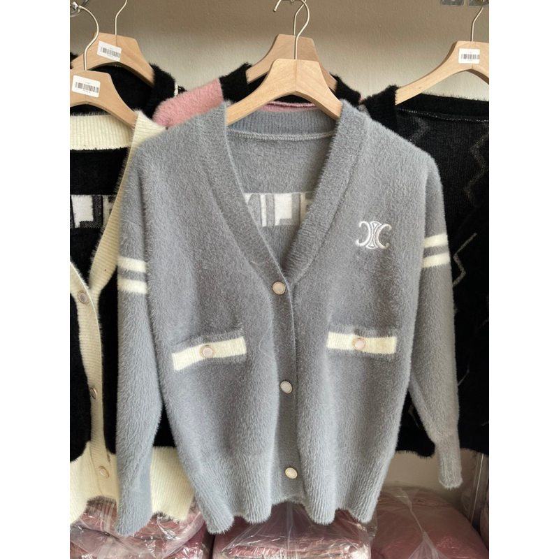 Áo khoác len, áo cardigan nữ hàng QC loại 1 dày dặn