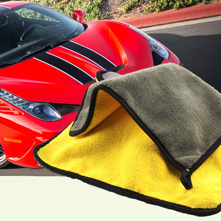 Khăn Lau Đa Năng Siêu Thấm 30*30cm Sợi Microfiber Dày Dặn Chuyên Dùng Cho Xe Ô Tô Xe Tải Lau Đồ Dùng Chính Hãng Amalife