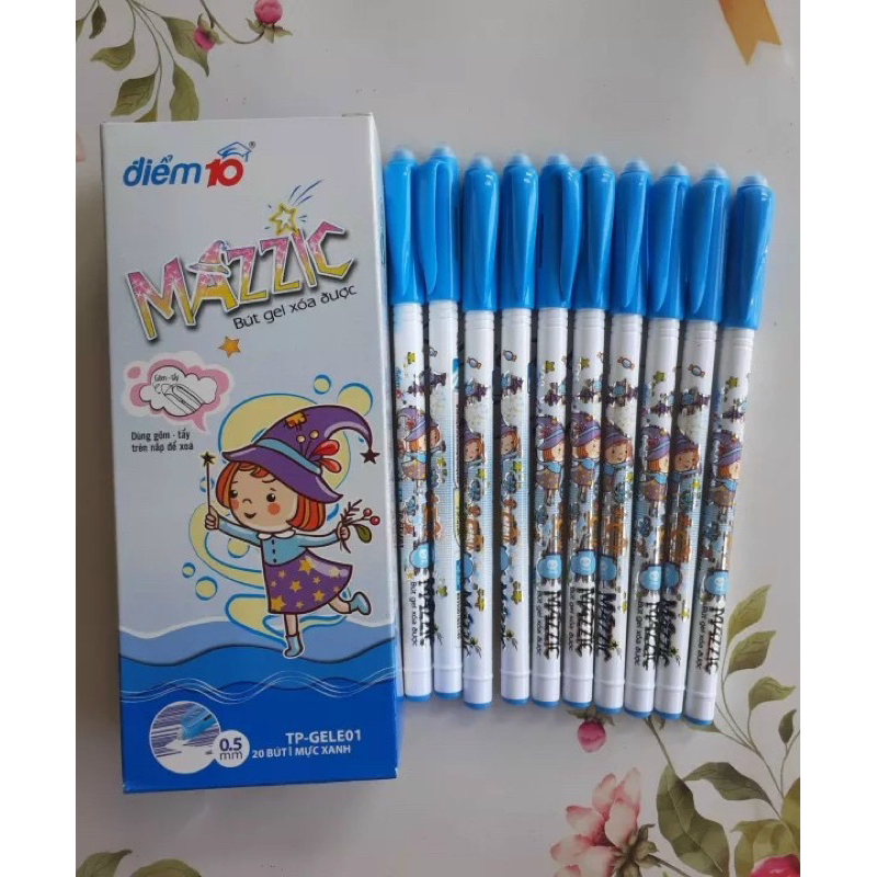 Bút Gel xoá được TL MaZZic, tiện lợi cho bé tập viết