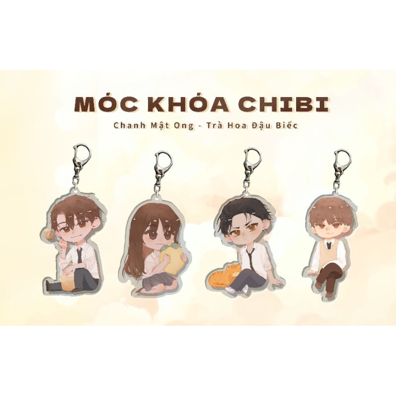 Móc Khoá Chibi Nhân Vật Chanh Mật Ong