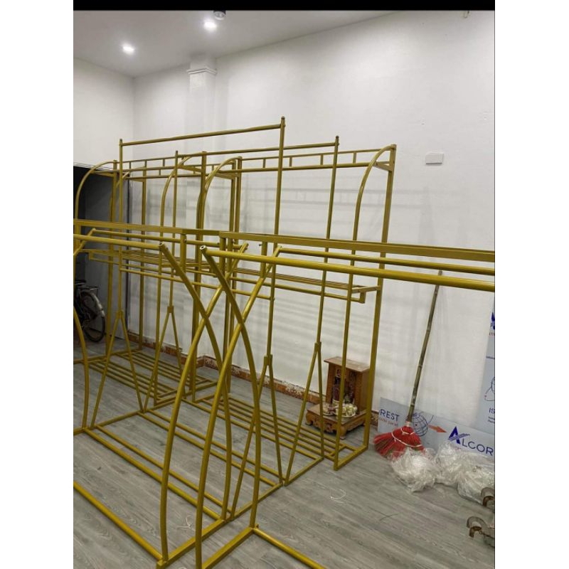 Sào X Cong Treo Quần Áo  Có Bánh Xe