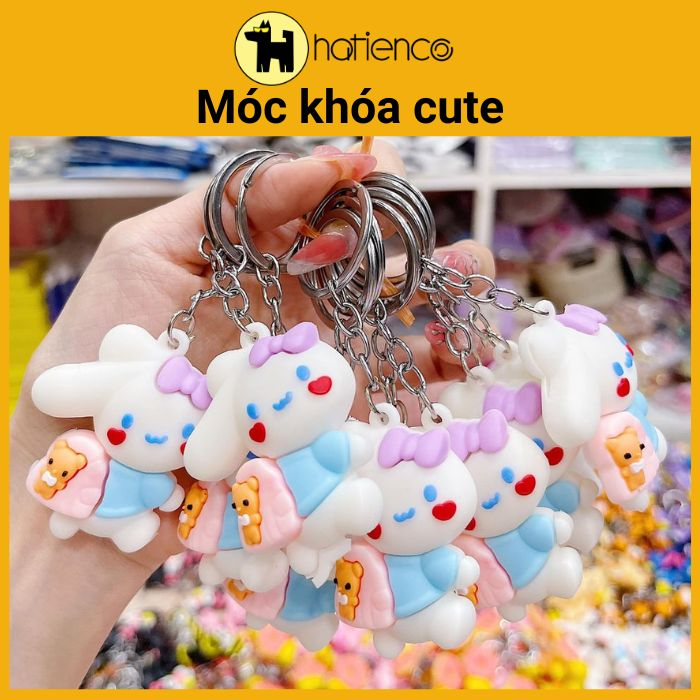 Móc khóa thú dễ thương