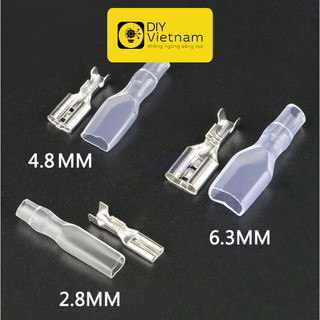 Vỏ bọc pvc đầu nối dây điện cách nhiệt 2.8/4.8/6.3
