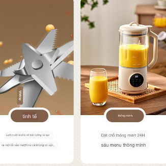 Máy Làm Sữa Hạt Đa Năng Zengon, Máy Nấu Sữa Hạt 6 Chức Năng Tiện Lợi