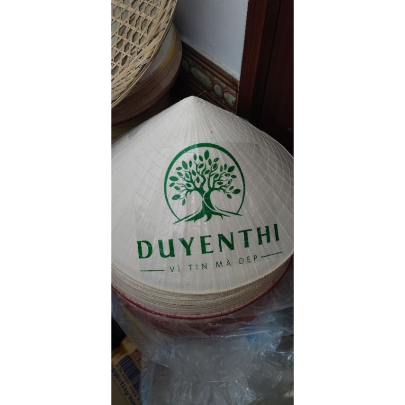 Nón lá in logo theo yêu cầu của quý khách hàng