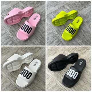 Dép thời trang nữ uoo đế cao 5cm lượn sóng chất liệu siêu nhẹ