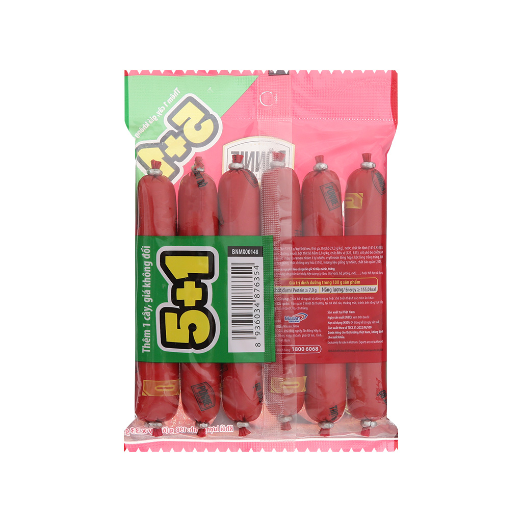 Xúc xích tiệt trùng Ponnie gói 175g