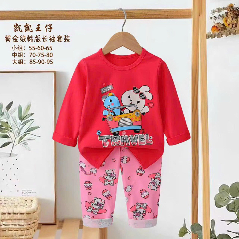 🎀 Bộ xuất hàn kaikai thu đông dành cho bé gái