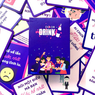 Bộ bài huệ drinking game nốc out do or drink cho cuộc vui thêm say tím