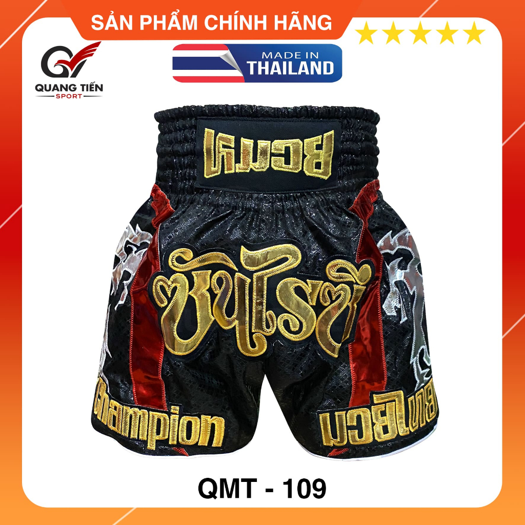 Quần Muay Thái MaxMuay - QMT 109- Hàng chính hãng sản xuất tại thái