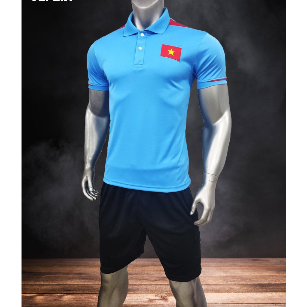 ÁO POLO DI CHUYỂN ĐỘI TUYỂN VIỆT NAM 2023 THUN LẠNH