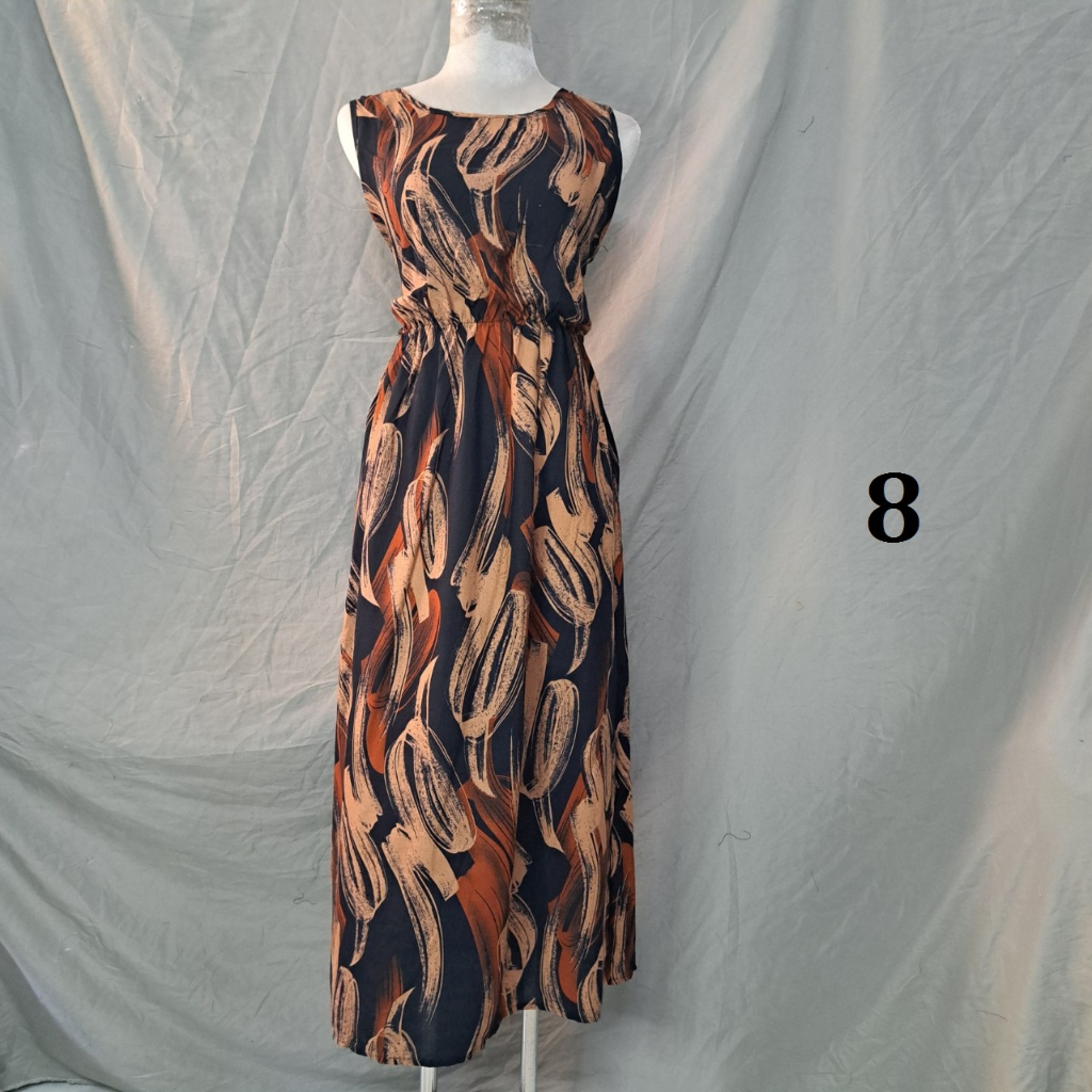 Đầm Sát nách lanh Thái