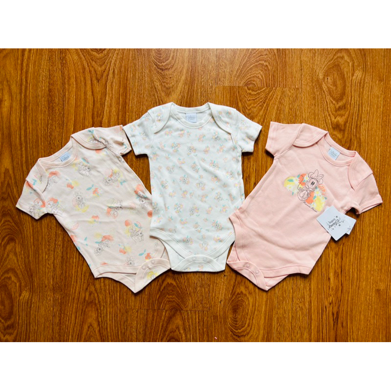 Set 3 bodysuit cộc tay chính hãng Matalan