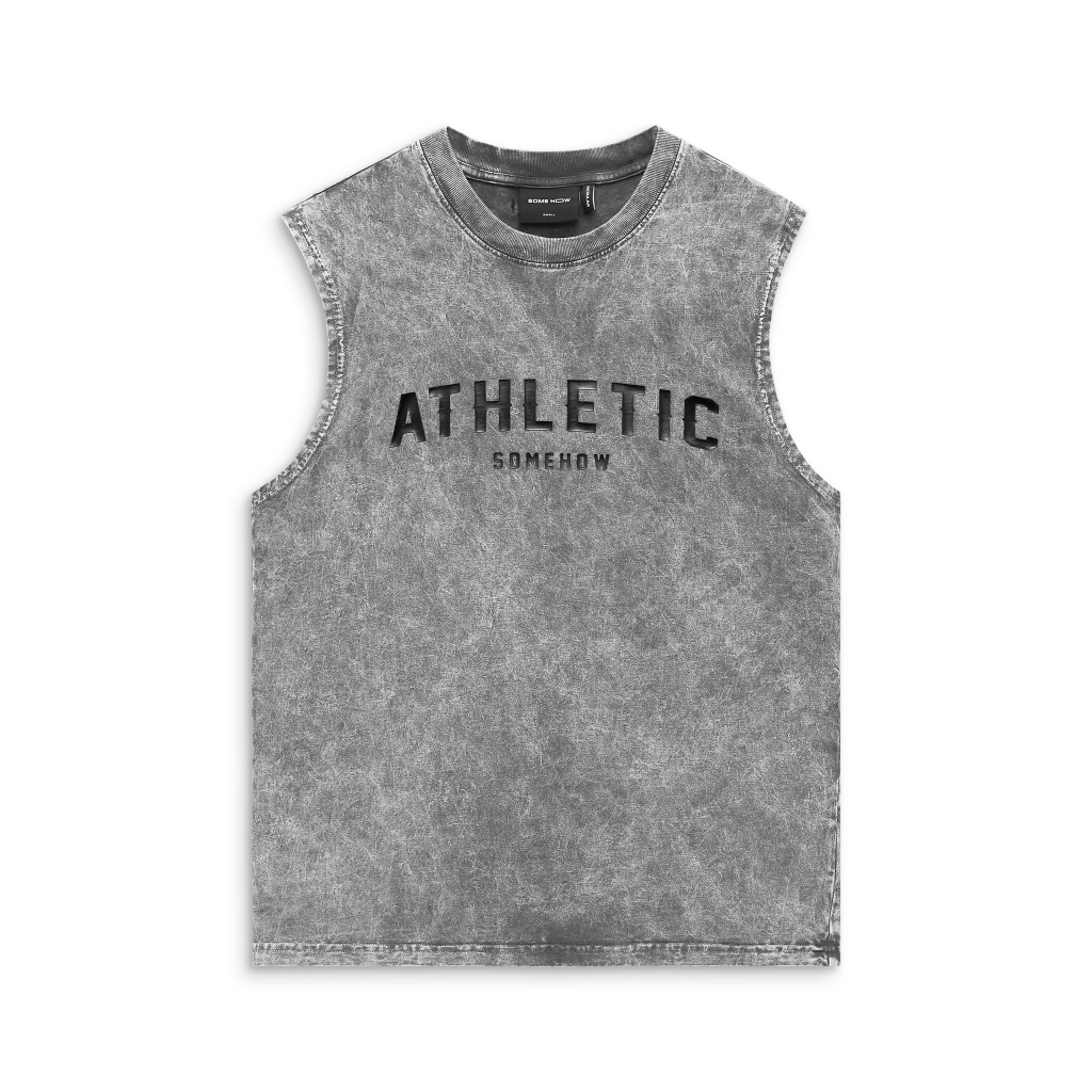 Áo Tanktop Nam Wash Athletic, Chất Liệu Thun Mộc Thoải Mái, TT0005, SOMEHOW