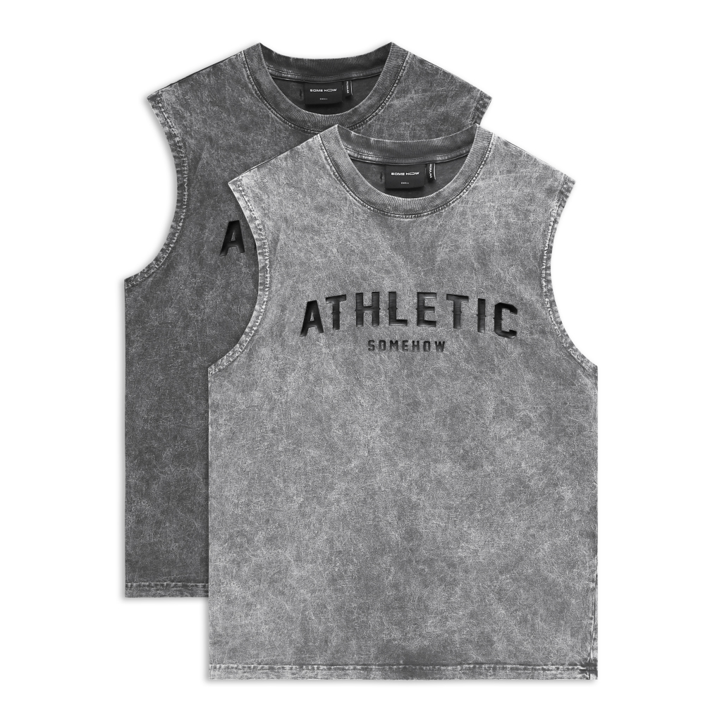 Áo Tanktop Nam Wash Athletic, Chất Liệu Thun Mộc Thoải Mái, TT0005, SOMEHOW