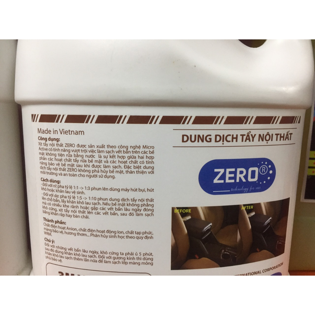 TẨY NỘI THẤT Ô TÔ HT3M