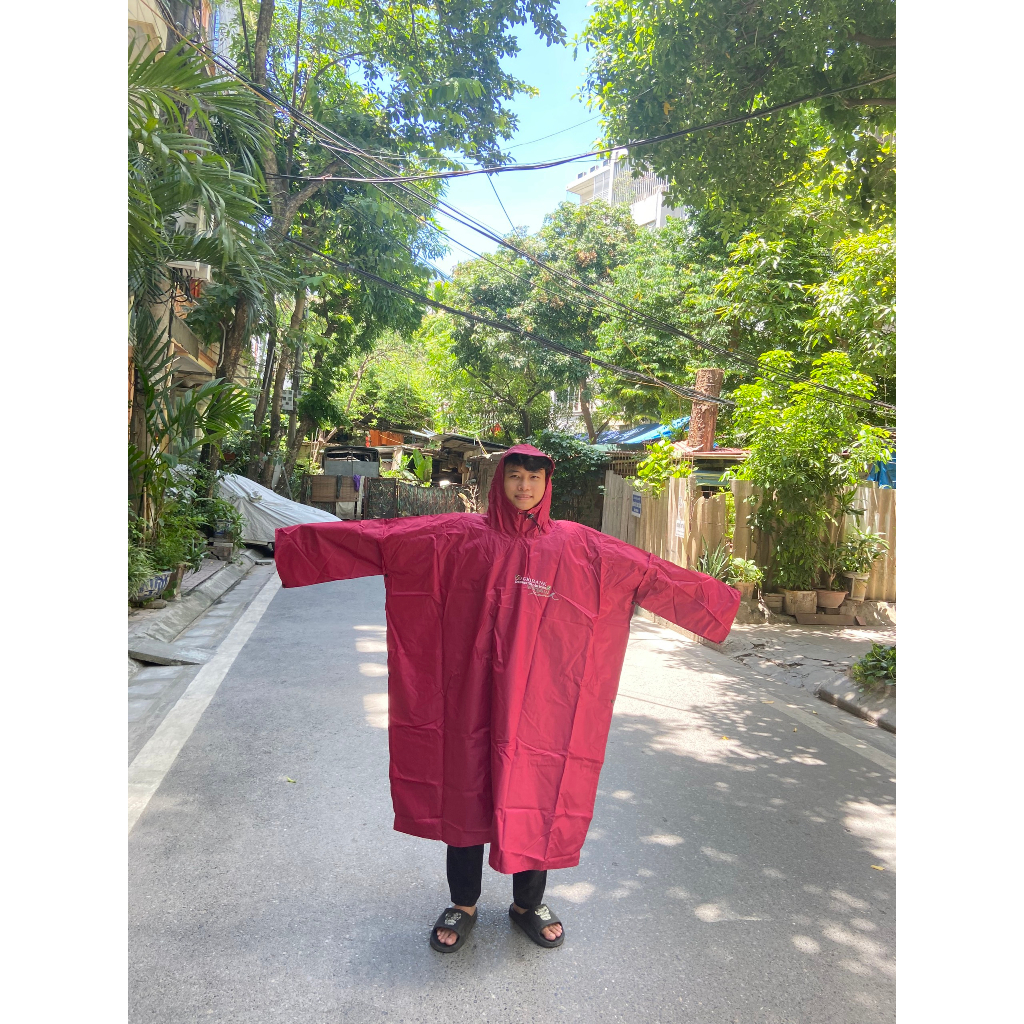 Thanh lý áo mưa dù tổ ong người lớn dáng chữ T, có tay
