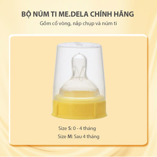 Bộ núm ti Medela dùng với bình Medela, Mama Choice, Spectra cổ hẹp, Unimom
