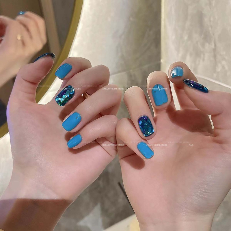 Sét nhũ mix 6 màu - sét nhũ 6 hũ lấp lánh nhũ ẩn nail - Nhũ làm móng cao cấp - Phụ kiện nail chuyên dụng