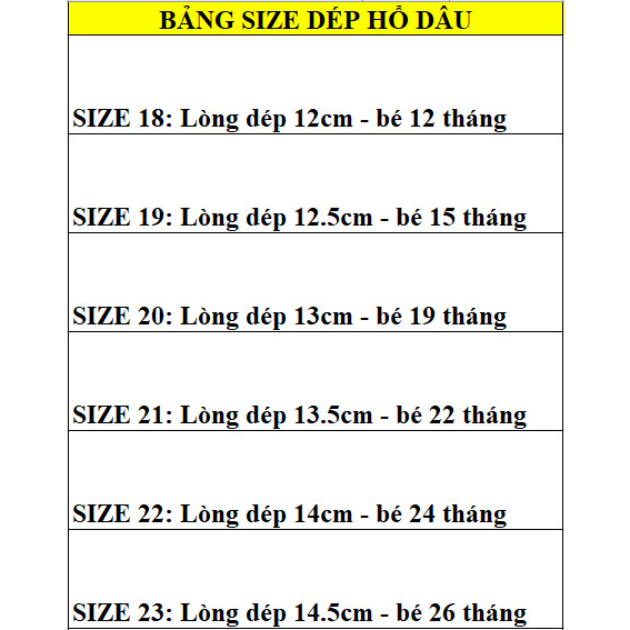Dép sandal bé gái cao su hình hổ dâu