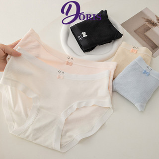 Quần Lót Nữ Cotton Mềm Mại Đính Thỏ Nơ Dễ Thương Kháng Khuẩn DORIS Q15